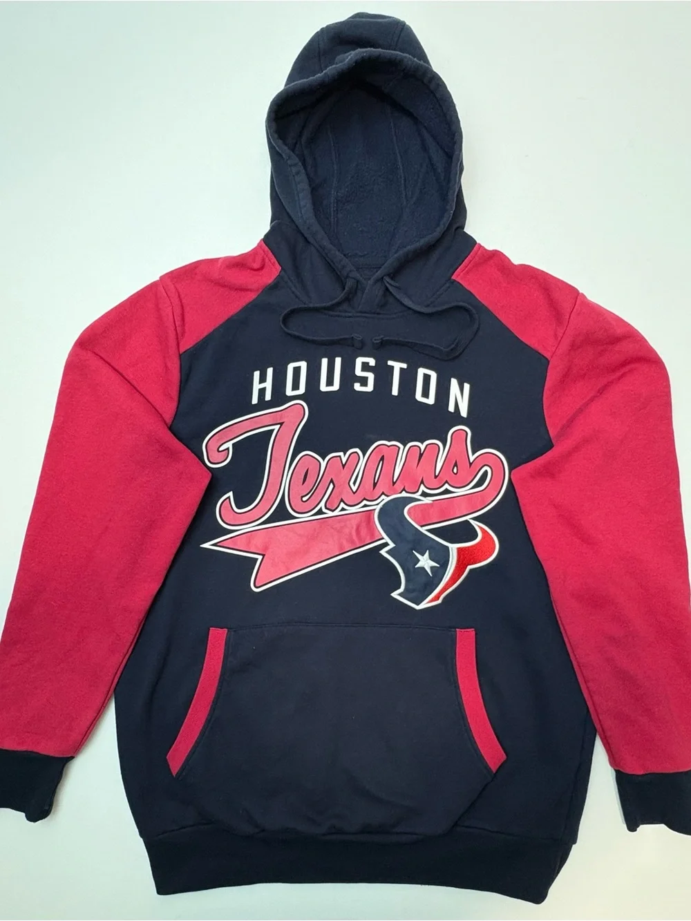 Houston Texans Men's Navy & Red Pullover Hoodie